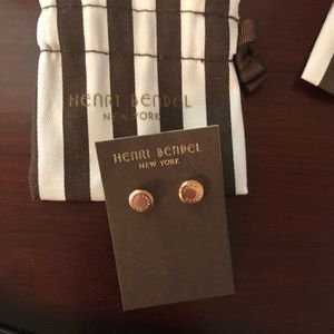Rose gold earrings